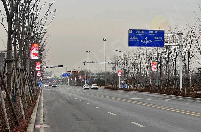 LED燈桿屏,燈桿屏 LED燈桿屏,燈桿屏