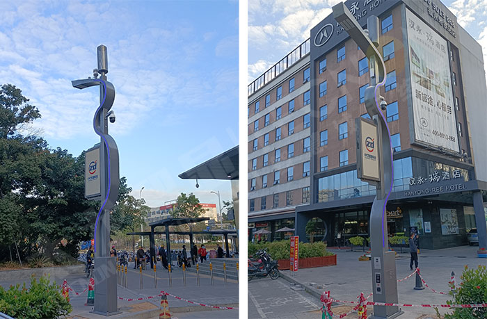 LED燈桿屏 LED燈桿屏