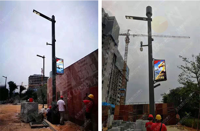 廣州國(guó)際創(chuàng)新城應(yīng)用LED燈桿屏 廣州國(guó)際創(chuàng)新城應(yīng)用LED燈桿屏