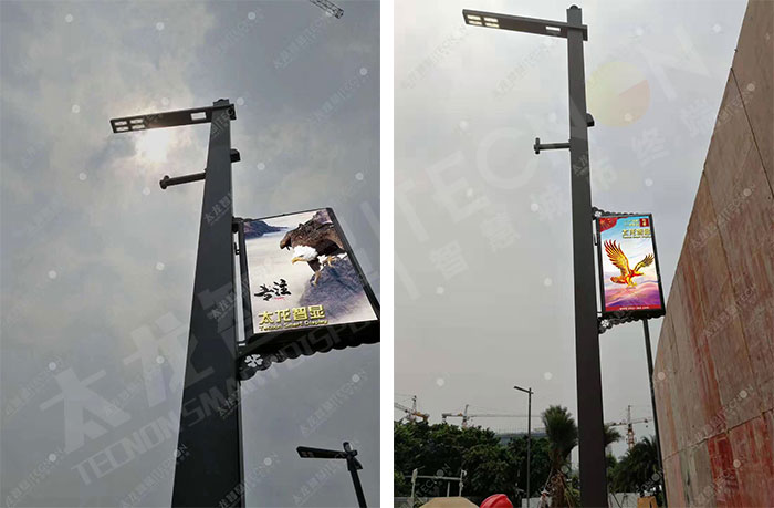 廣州國(guó)際創(chuàng)新城應(yīng)用LED燈桿屏 廣州國(guó)際創(chuàng)新城應(yīng)用LED燈桿屏