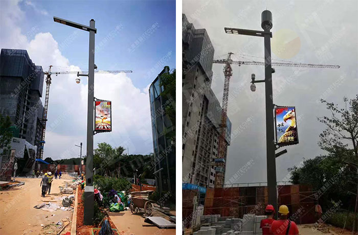 廣州國(guó)際創(chuàng)新城應(yīng)用LED燈桿屏 廣州國(guó)際創(chuàng)新城應(yīng)用LED燈桿屏